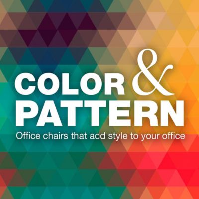 Using Color & Patterned Office Chairs to Add Style to Your Office